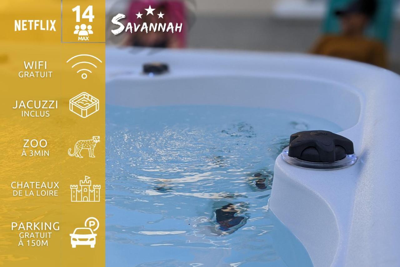 "Le Savannah" - Jacuzzi - A 3Min Du Zoo De Beauval Сент-Еньян Екстер'єр фото